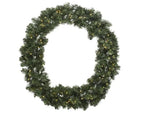 Imperial LED Wreath – 50 Lights, Indoor/Outdoor Magic