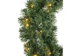 Imperial LED Wreath – 50 Lights, Indoor/Outdoor Magic