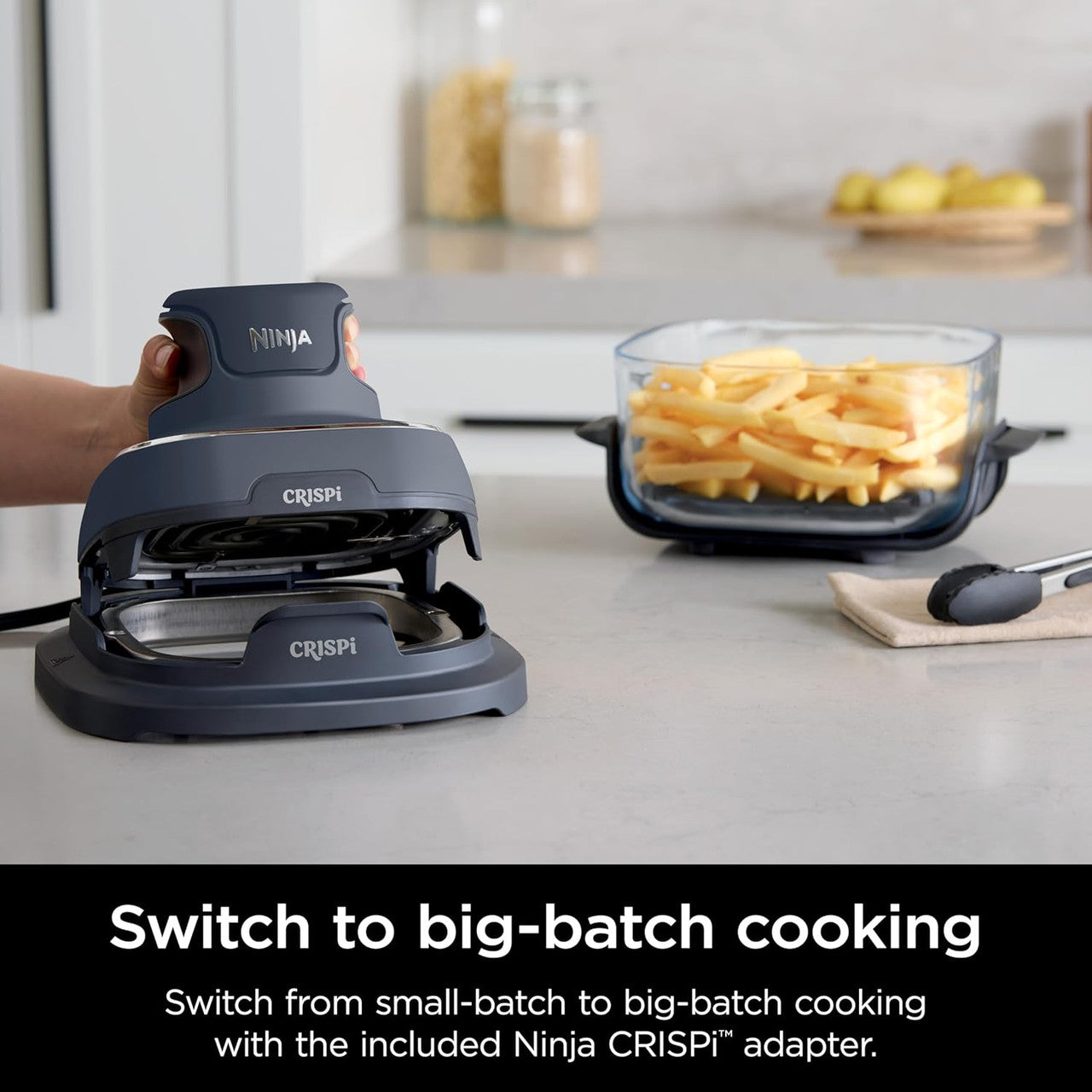 Ninja CRISPi 4-in-1 Portable Glass Air Fryer - FN101UKGY