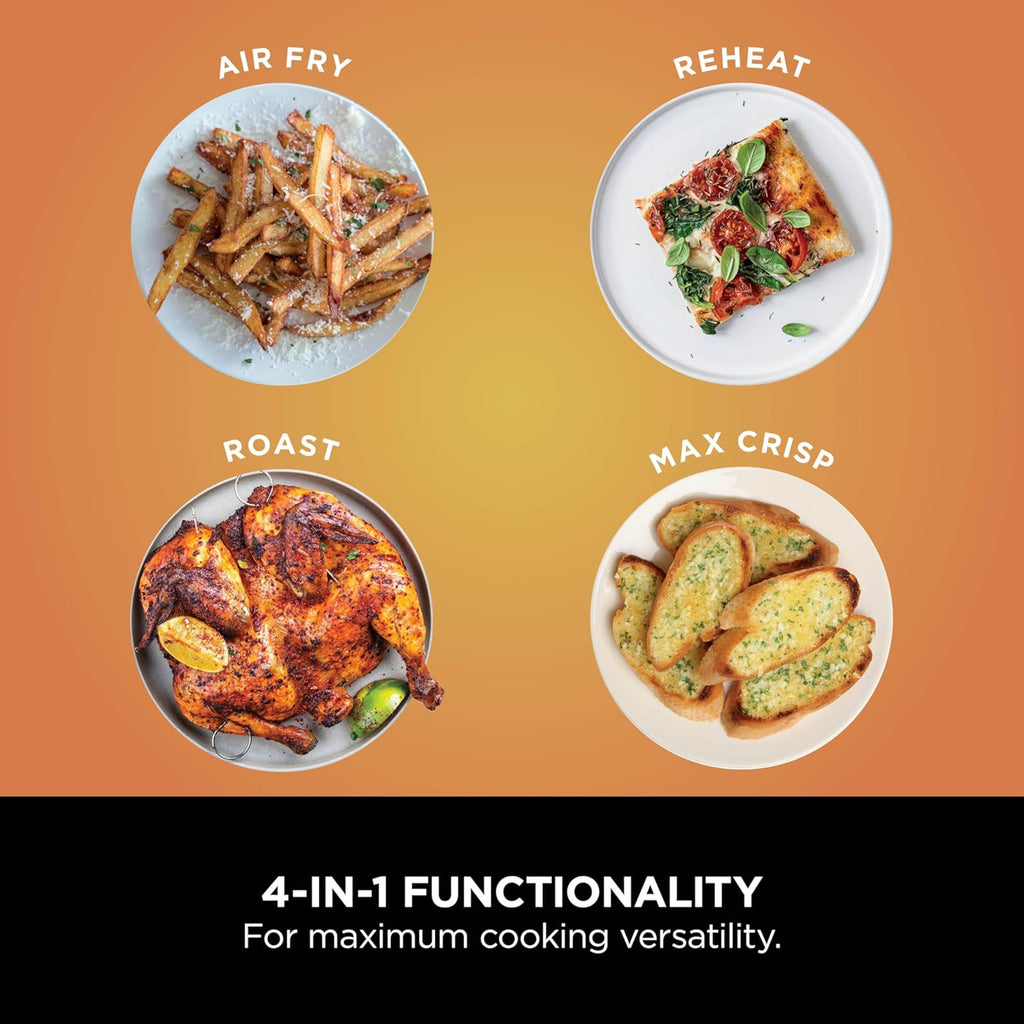 Ninja Foodi 4-in-1 Dual Zone Air Fryer 7.6L AF200UK – 2 Drawers
