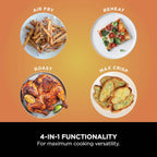 Ninja Foodi 4-in-1 Dual Zone Air Fryer 7.6L AF200UK – 2 Drawers