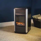 Sahara Manhattan Gas Heater – 3.4kW Portable Indoor Flame Effect
