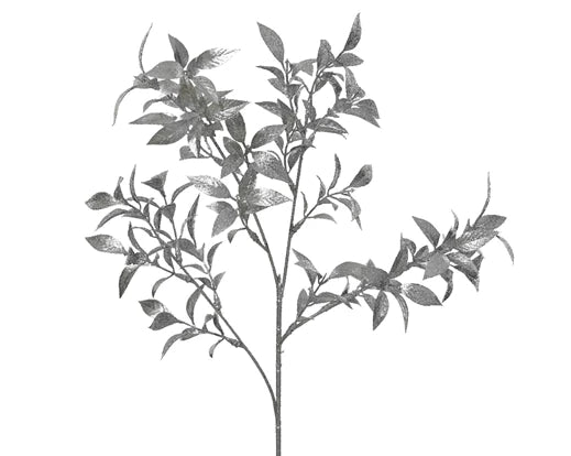 Christmas Spray Stems – Glitter, Frost & Spangle Leaf Picks