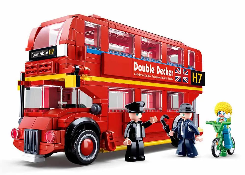 Sluban London Double Decker Bus M38-B0708 (382 Pcs)