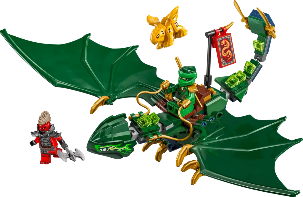 LEGO® NINJAGO Lloyd’s Green Forest Dragon (71829) – Flying Dragon