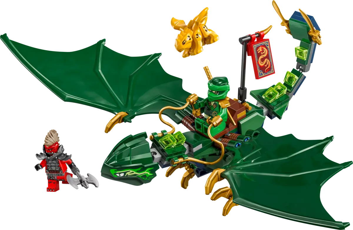 LEGO® NINJAGO Lloyd’s Green Forest Dragon (71829) – Flying Dragon