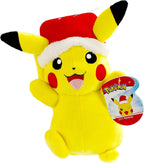 Pikachu 8-Inch Plush Toy with Santa Hat