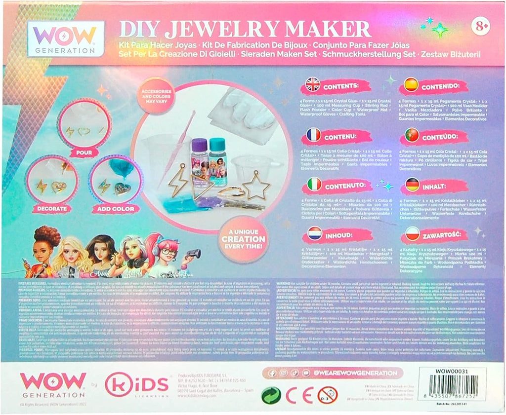 Kids Euroswan DIY Jewellery Maker Wow Generation - Flemings Department Store