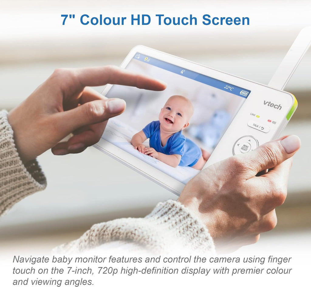 7" Smart Wi-Fi 1080p Pan & Tilt Monitor