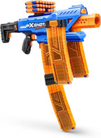X-Shot Insanity Motorized Clip Mania Blaster – 72 Darts, 3 Magazines & Semi-Auto