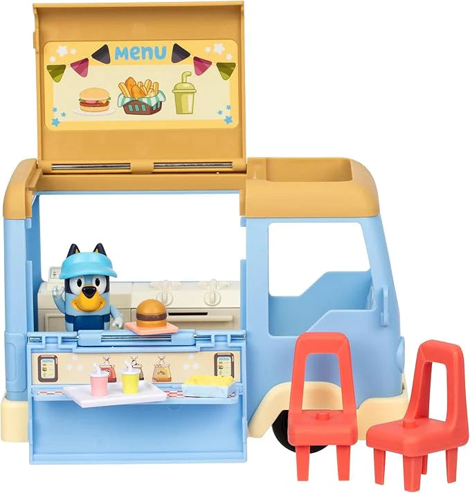 Bluey Food Truck Playset – Rolling Café with Figure & Accessories