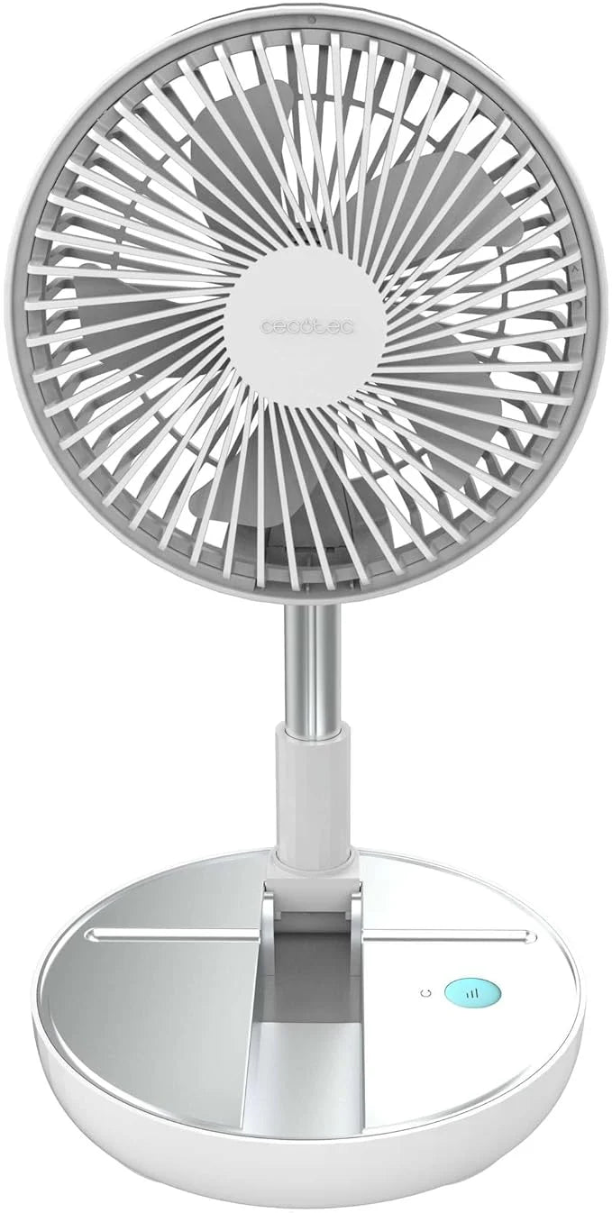 Cecotec EnergySilence 800 Foldable Fan in White - full view