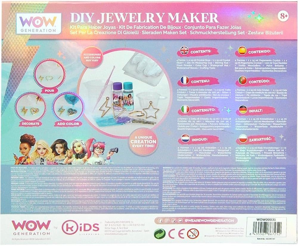 Kids Euroswan DIY Jewellery Maker Wow Generation - Flemings Department Store