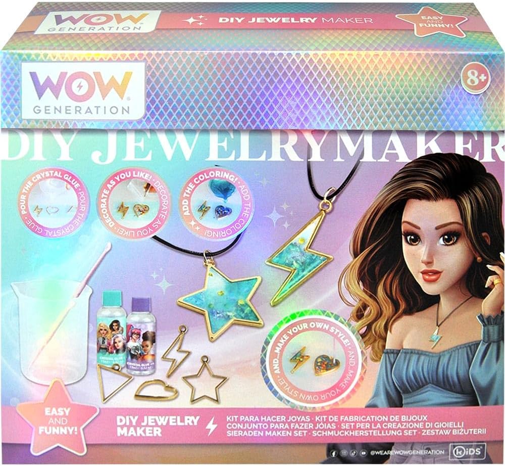 Kids Euroswan DIY Jewellery Maker Wow Generation - Flemings Department Store