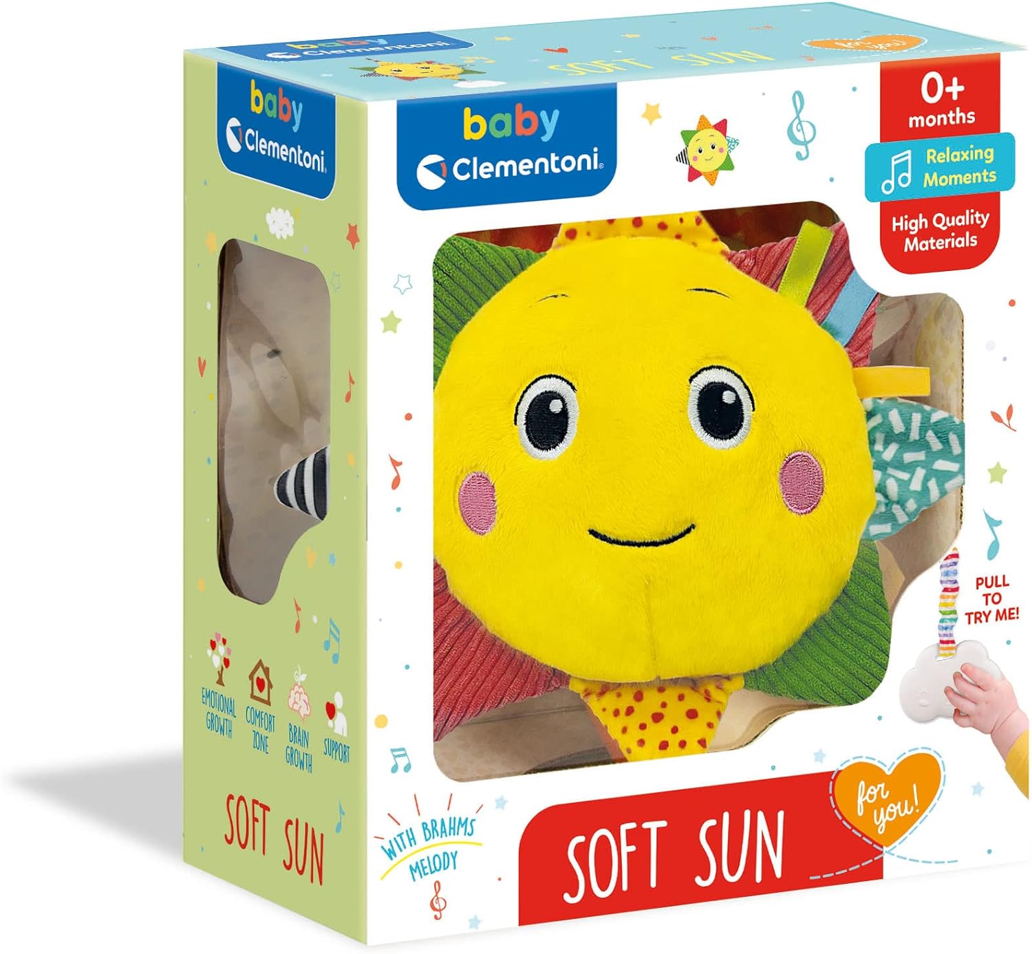Baby Clementoni Sun Plush Cot Sound - Flemings Department Store