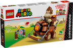 GO Super Mario Mario Kart Donkey Kong & DK Jumbo set (72033) with DK Jumbo race car, Donkey Kong figure, banana target and interactive shell-launch play