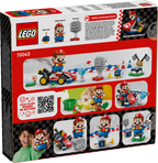 LEGO Super Mario Mario Kart Interactive LEGO Mario & Standard Kart set (72043) with Mario figure, Standard Kart, Item Box, shell-launch, drift action, traffic cones