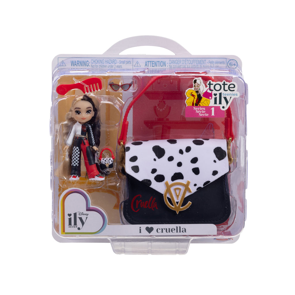 Packaged toy set with a doll and accessories, featuring 'ily' branding.