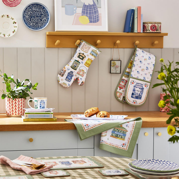 Tea Tins Tray - Scatter One Size in Multi - Flemings Department Store