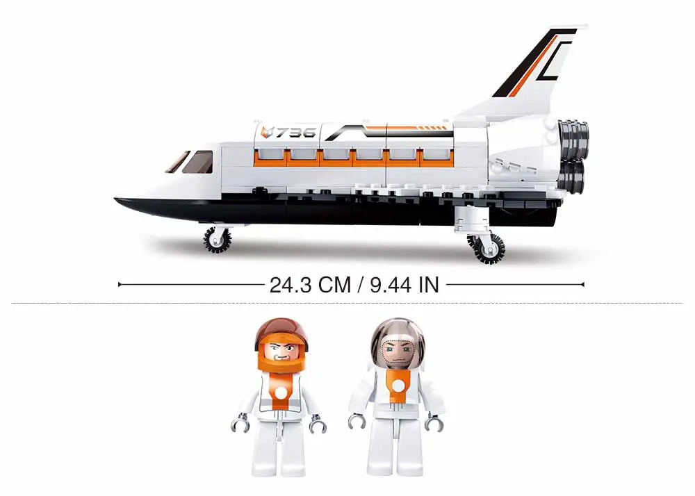 Sluban Space Shuttle Building Set M38-B0736 (231 Pcs)