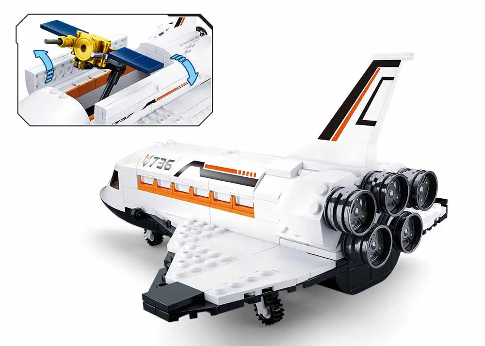 Sluban Space Shuttle Building Set M38-B0736 (231 Pcs)