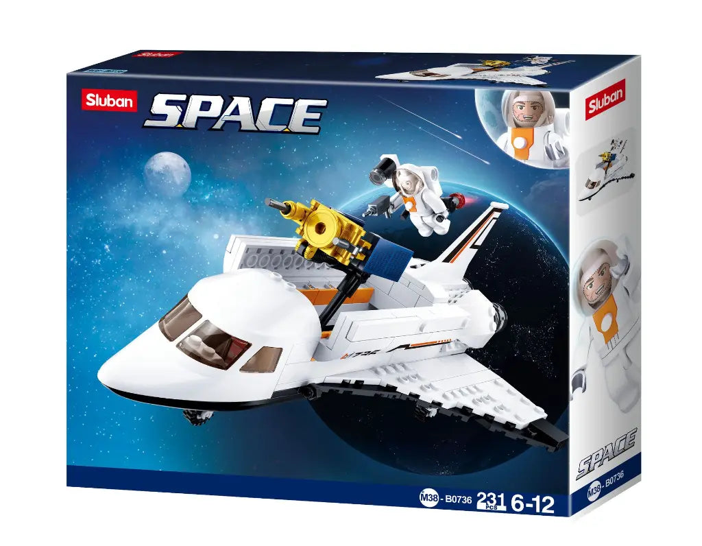 Sluban Space Shuttle Building Set M38-B0736 (231 Pcs)
