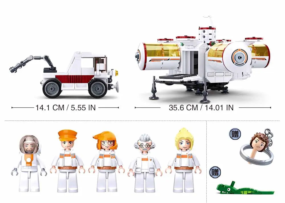 Sluban Space Base Building Set M38-B0737 (642 Pcs)