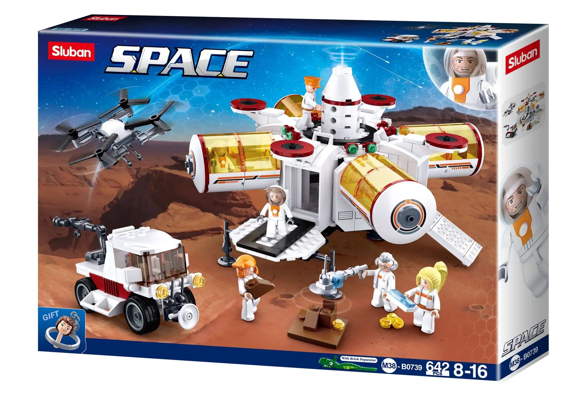 Sluban Space Base Building Set M38-B0737 (642 Pcs)