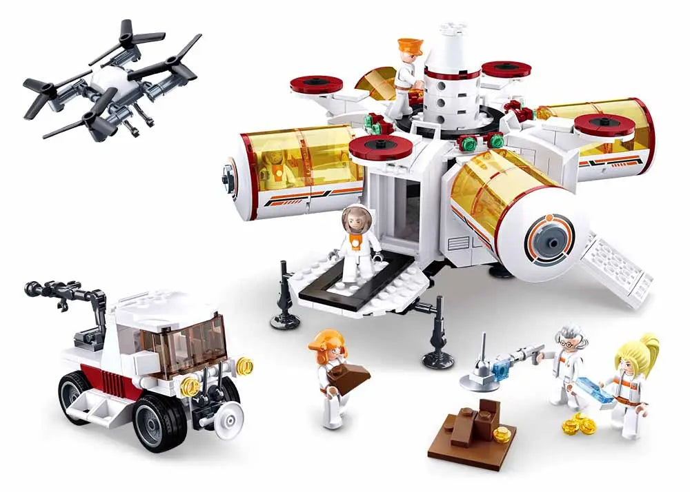 Sluban Space Base Building Set M38-B0737 (642 Pcs)