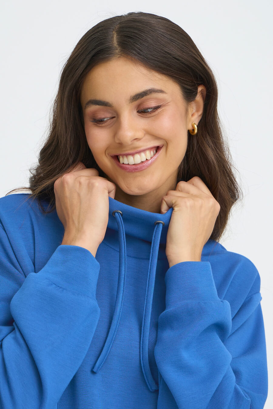 Fransa FRZASHINE Hoodie - True Blue