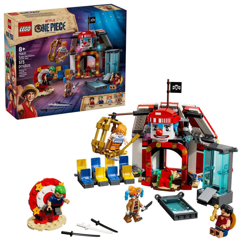 LEGO One Piece set with packaging on a white background