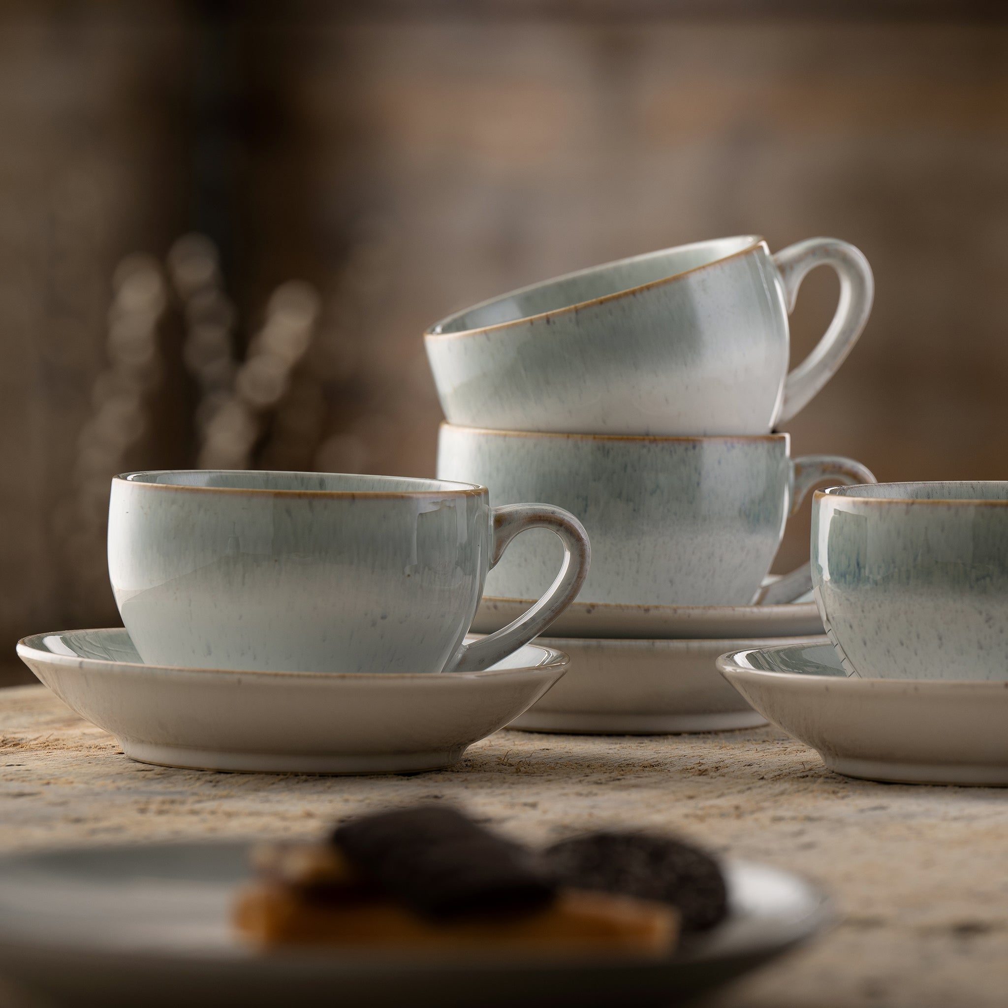 Belleek Living Tivoli Cup & Saucer Set of 4 alternate view