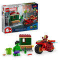LEGO® Marvel Iron Man with Bike and The Hulk - 76287