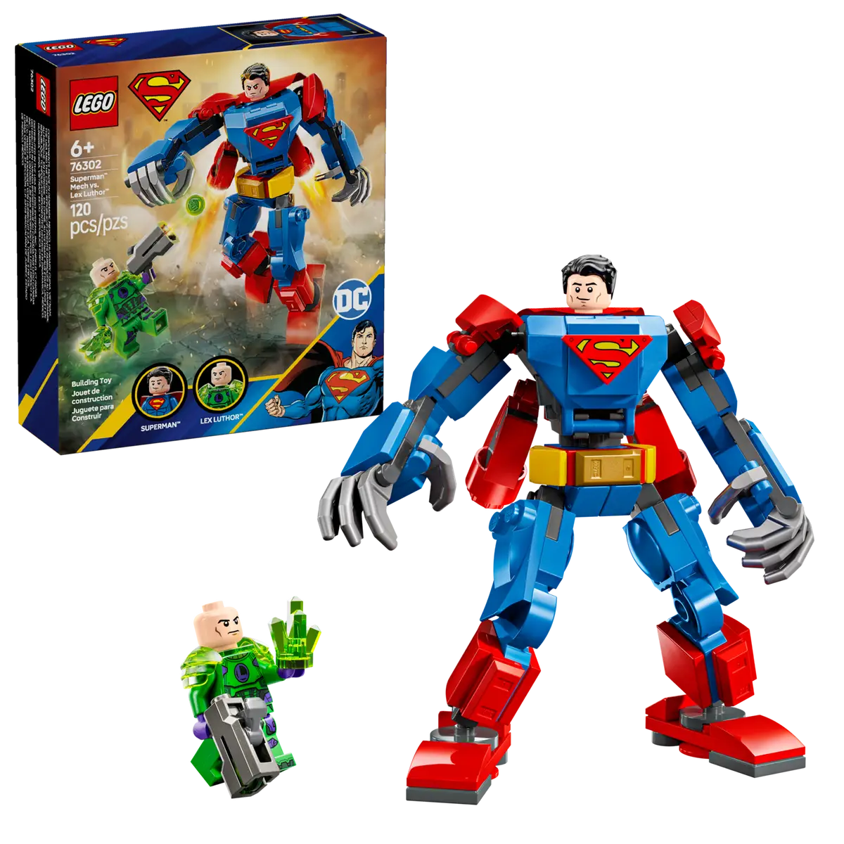 LEGO DC Superman Mech vs. Lex Luthor – 76302