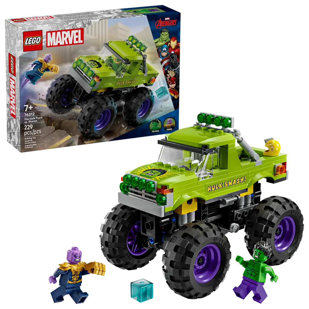 LEGO Marvel The Hulk Truck vs. Thanos – 76312