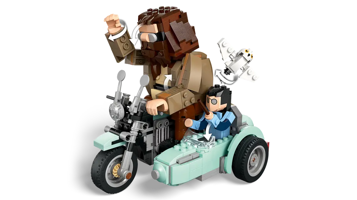 LEGO Hagrid & Harry Motorcycle Ride – 76443