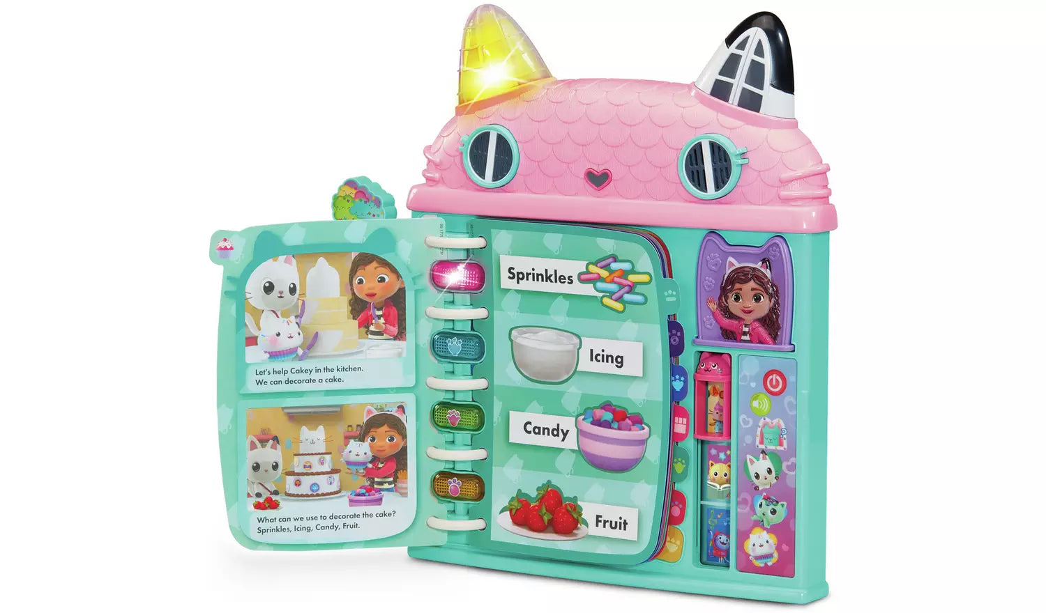 VTech Gabby’s Dollhouse Learning Book – Cat-a-Vator Discovery Toy