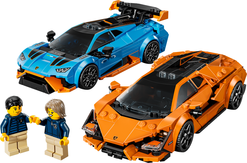 LEGO 77238  Speed Champions Lamborghini Revuelto & Huracán – 2 Cars - Flemings Department Store