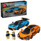 LEGO 77238  Speed Champions Lamborghini Revuelto & Huracán – 2 Cars - Flemings Department Store
