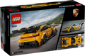 LEGO Porsche 911 GT3 RS building set packaging with yellow sports car on a road