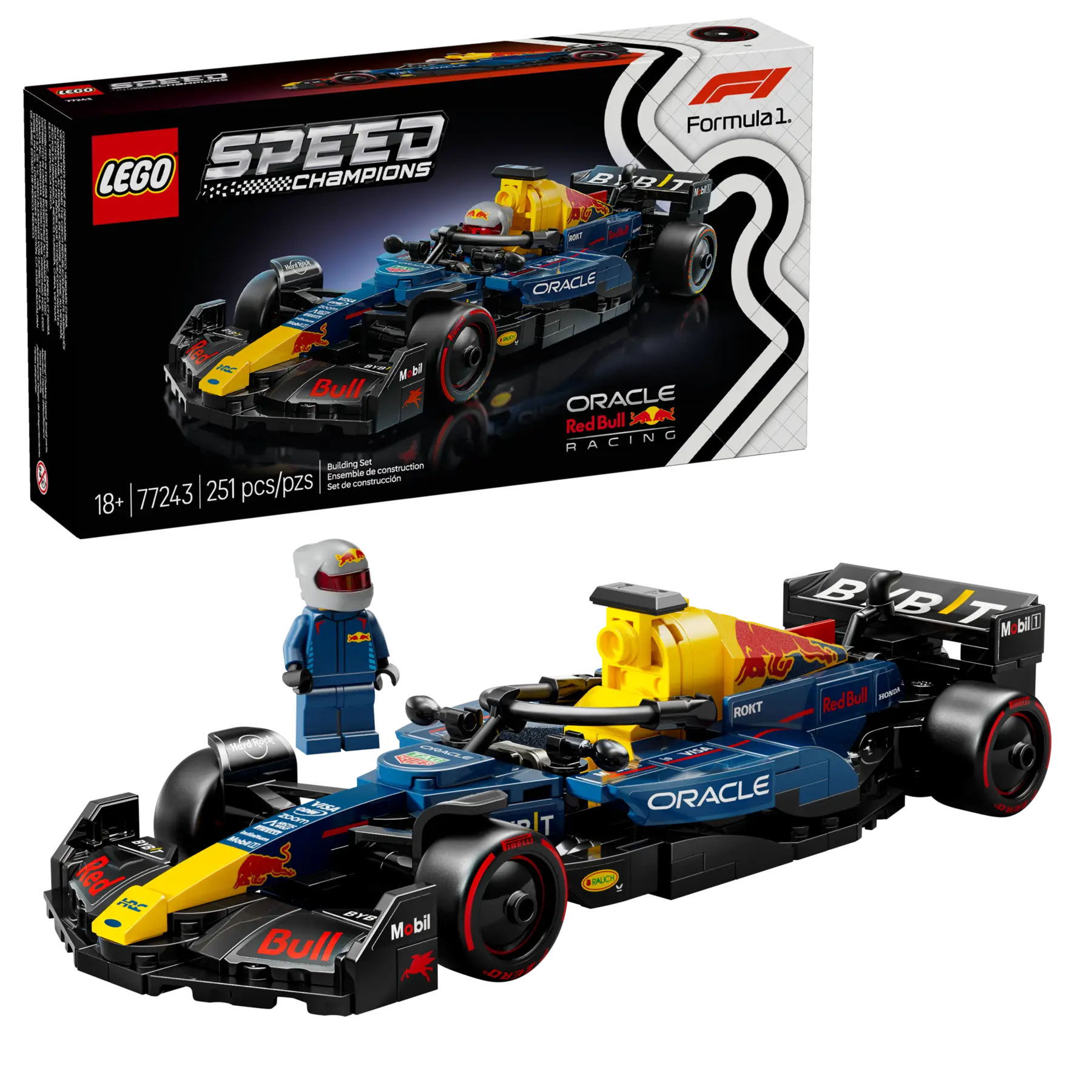 LEGO Speed Champions Red Bull Racing RB20 F1 Car Set – 251 Pieces