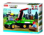 Sluban Tractor & Log Trailer M38-B0778 (209 Pcs)