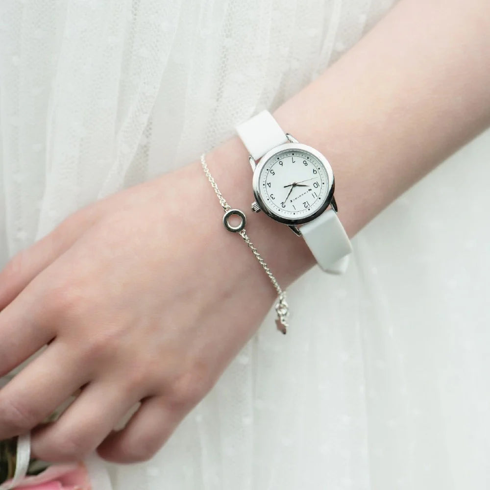 Newbridge Silverware Child’s White Strap Watch | Flemings Monaghan