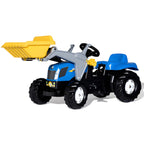 Rolly Kid New Holland Pedal Tractor with Loader & Trailer