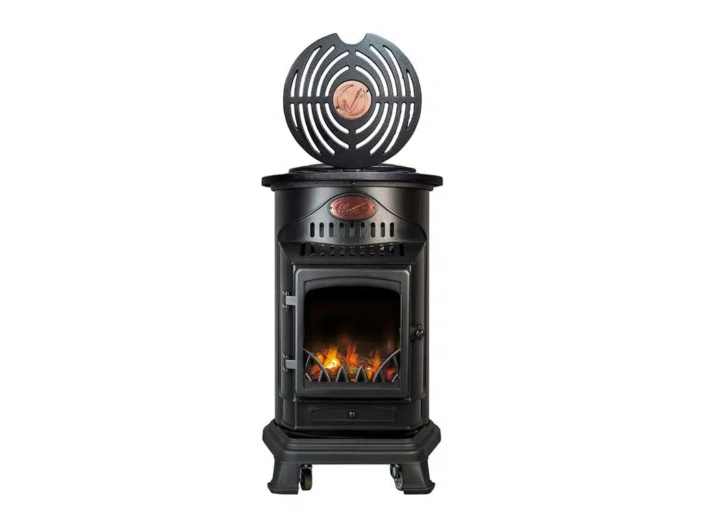 Sahara Provence Portable Gas Heater 3.4kW – Real Flame, No Flue