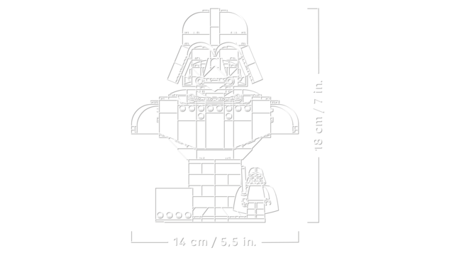LEGO Darth Vader Bust 75439