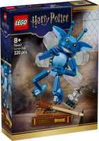 LEGO Harry Potter Cornish Pixie set packaging with blue pixie figure and potion.