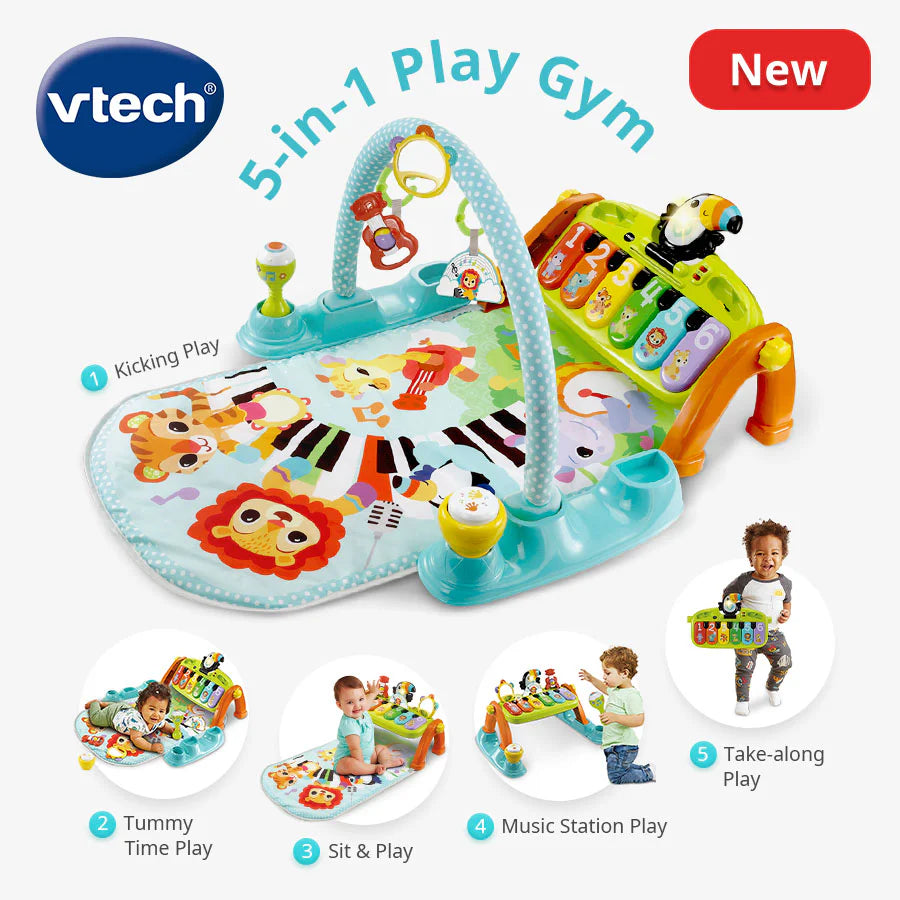 Vtech Console Mat VTech 5-in-1 Toucan Tunes Play Gym – Musical Baby Activity Mat ...