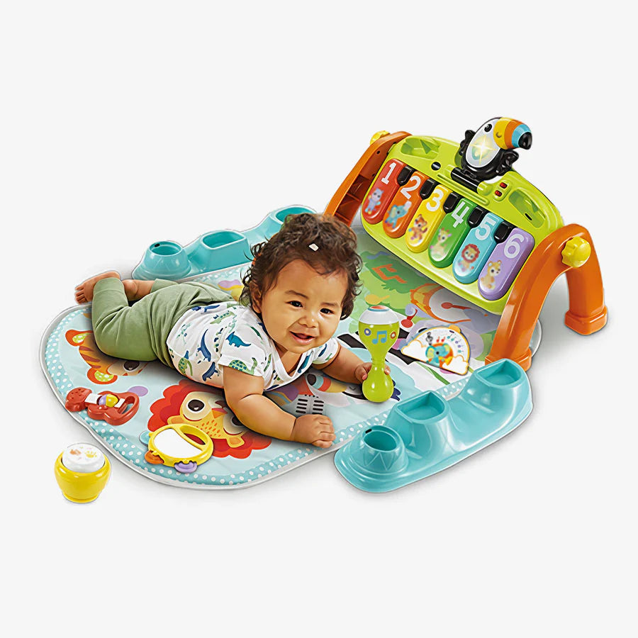 VTech 5-in-1 Toucan Tunes Play Gym – Musical Baby Activity Mat