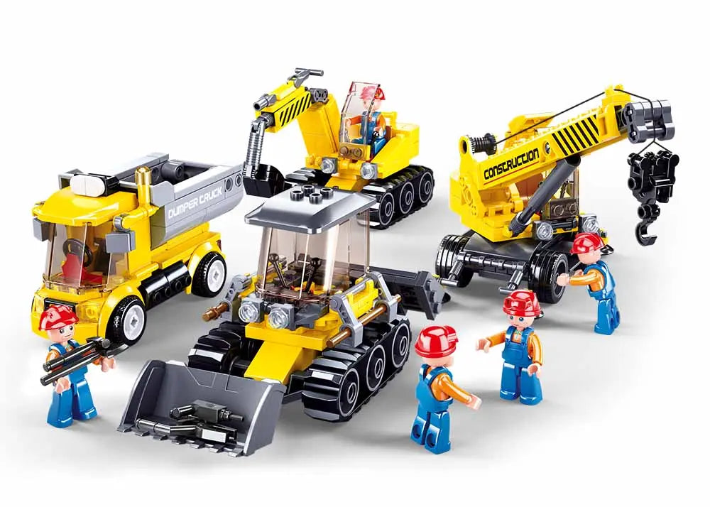 Sluban Construction Site Set M38-B0810 (465 Pcs)